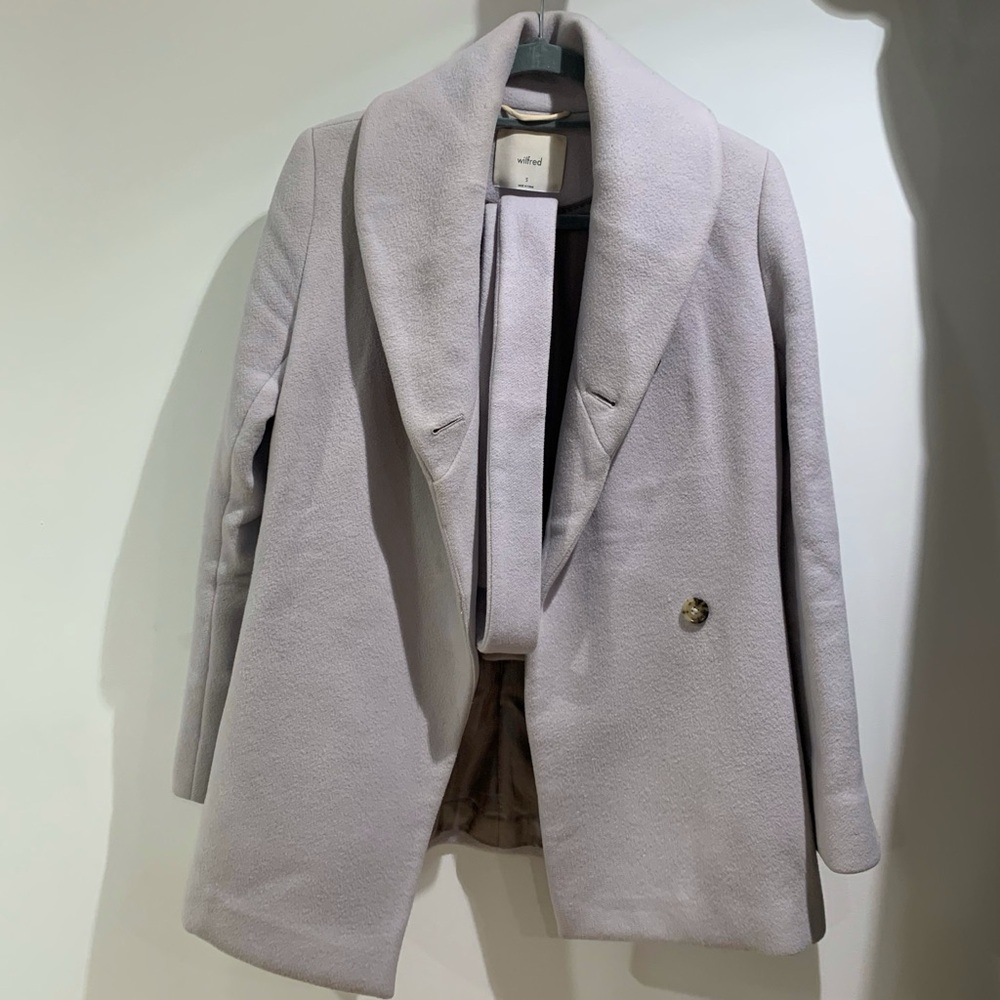 Aritzia Lavender Coat